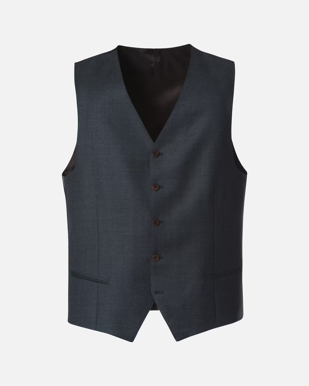 Vitale Barberis Super 110's Charcoal Waistcoat