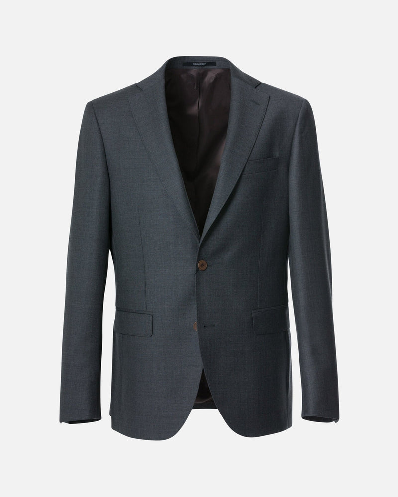 Vitale Barberis Super 110's 2 Piece Charcoal Suit - Cavaliere Suits