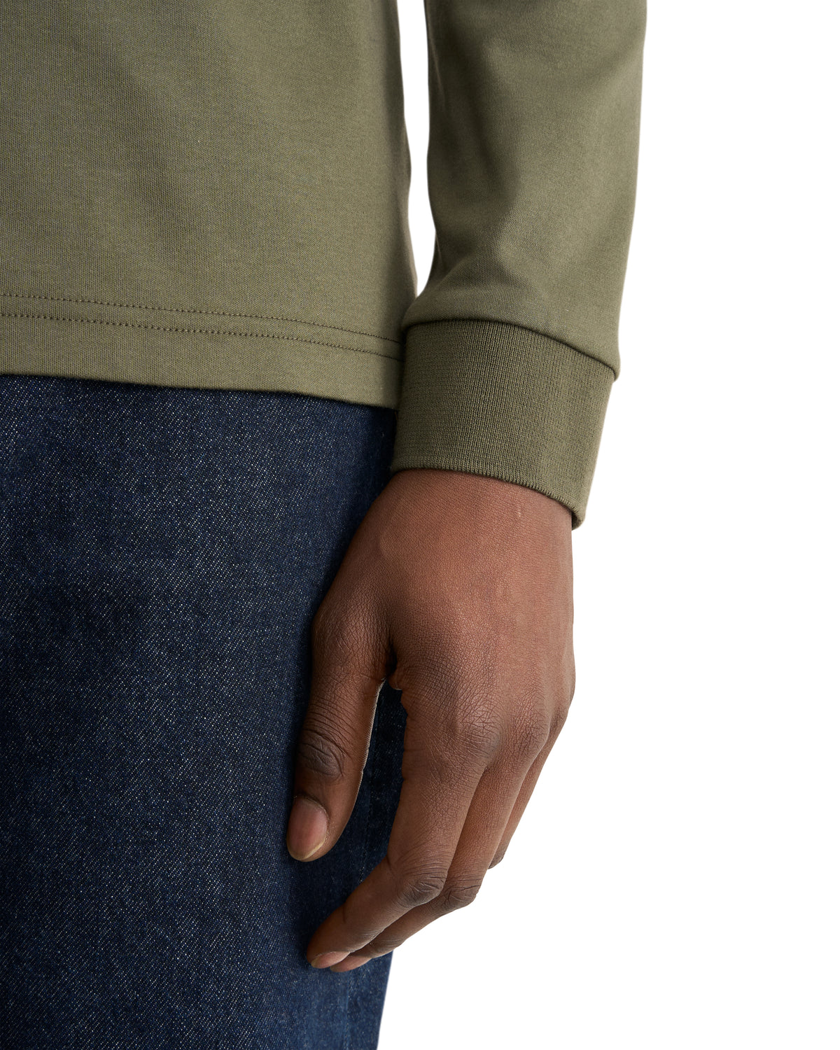 Dark Green Cotton Interlock Polo Shirt - Eton