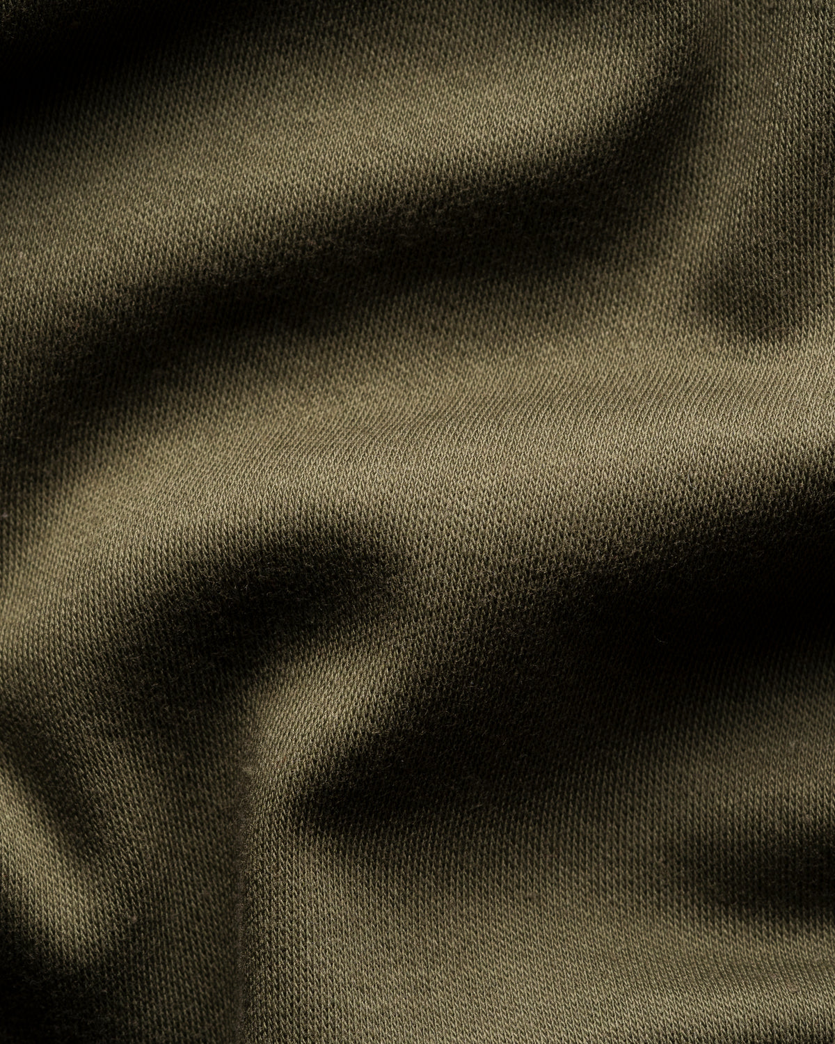 Dark Green Cotton Interlock Polo Shirt - Eton