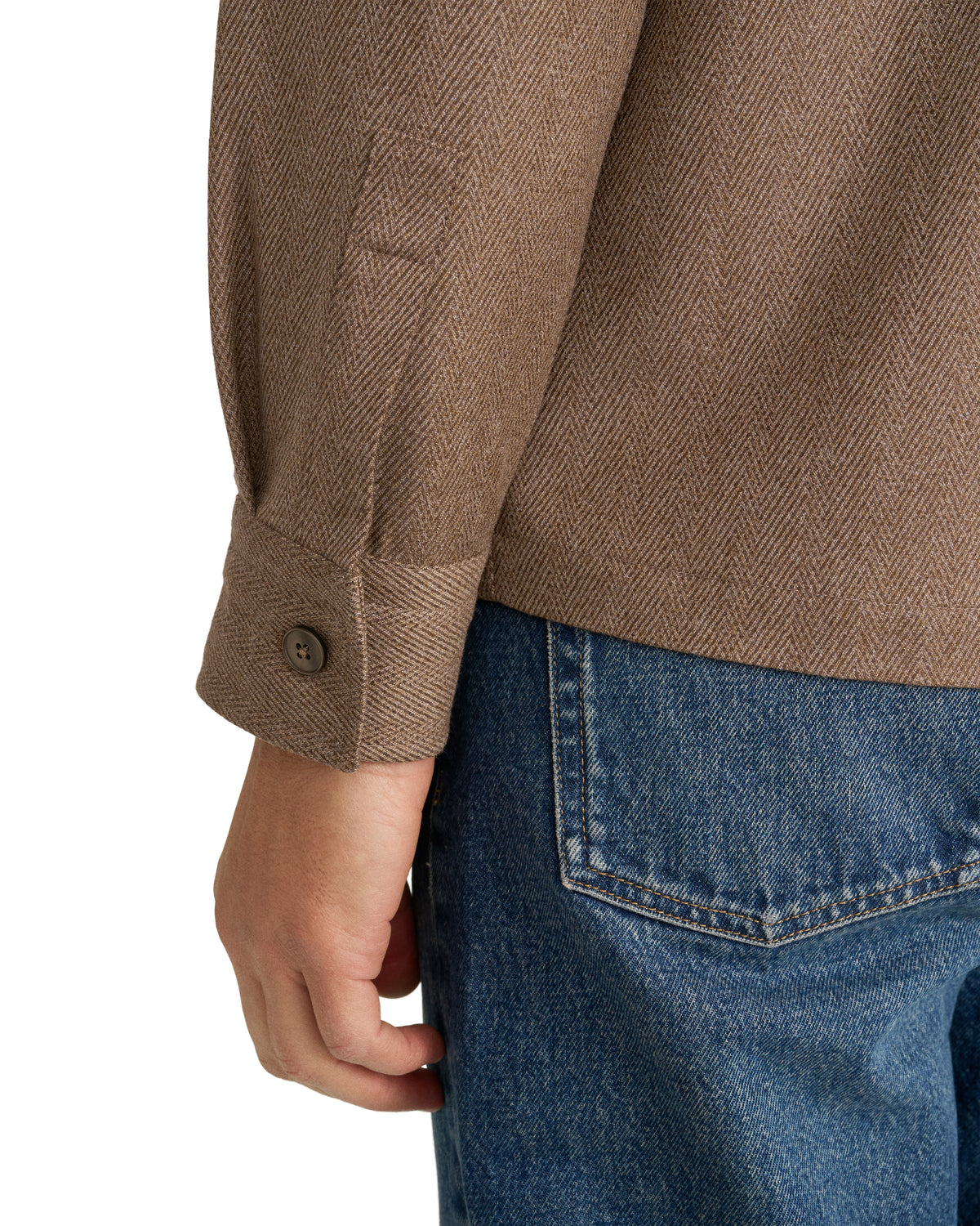 Pure Wool Four Pocket Overshirt