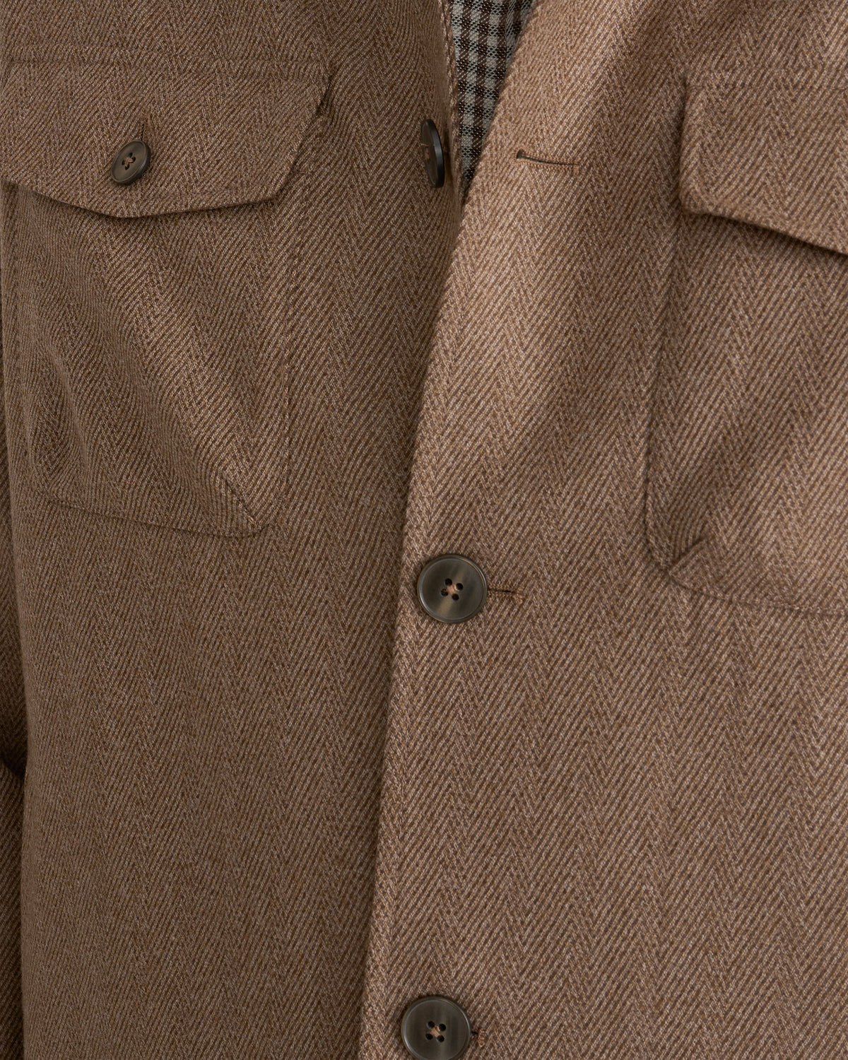 Pure Wool Four Pocket Overshirt