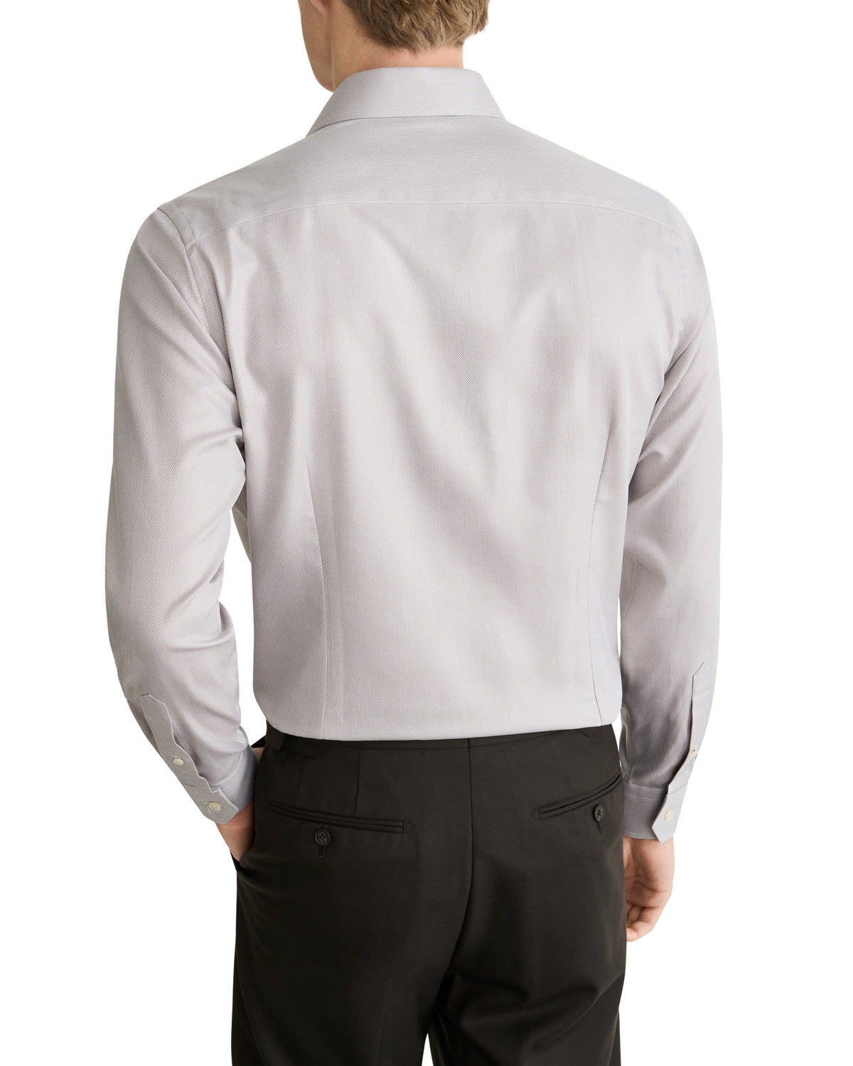 Herringbone Signature Twill Shirt Stone