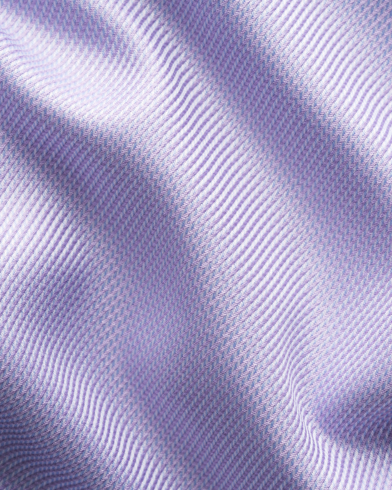 Semi Solid Effect Shirt Lilac - Eton