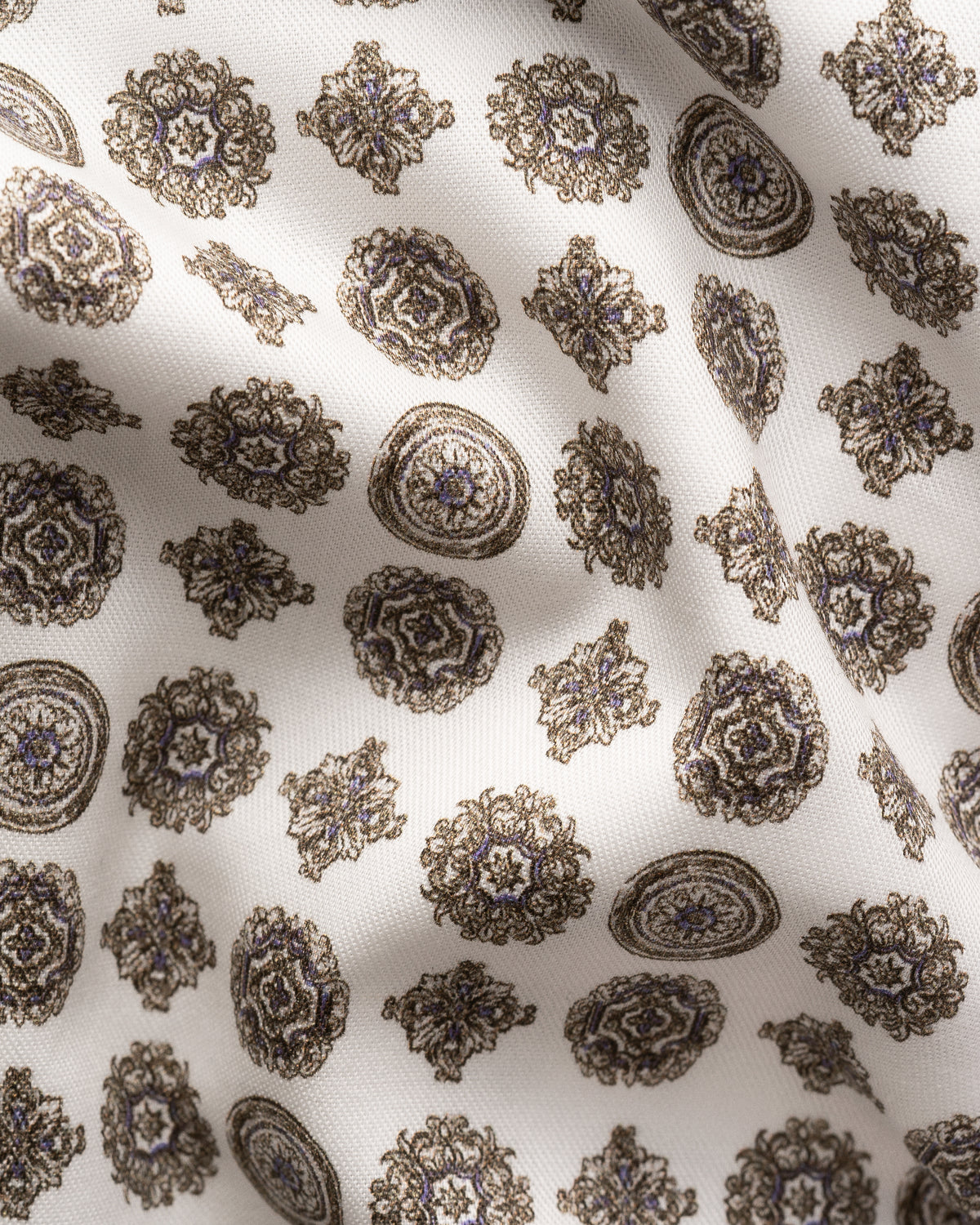 Geometric Signature Twill Shirt - Eton