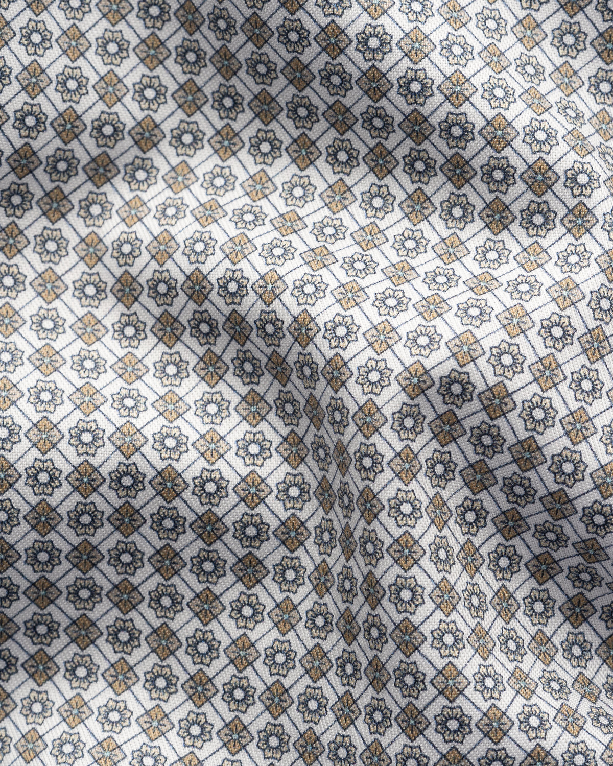 Eton Micro Print Signature Twill Shirt