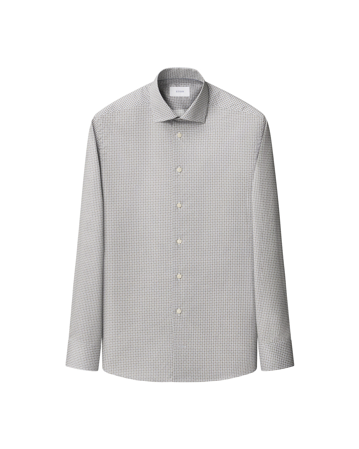 Eton Micro Print Signature Twill Shirt