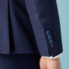 Abstract Micro Check Wool Suit - Remus Uomo