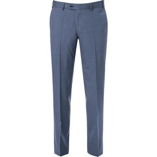 Airforce Blue Piacenza Wool Trouser - Hiltl