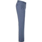 Airforce Blue Piacenza Wool Trouser - Hiltl