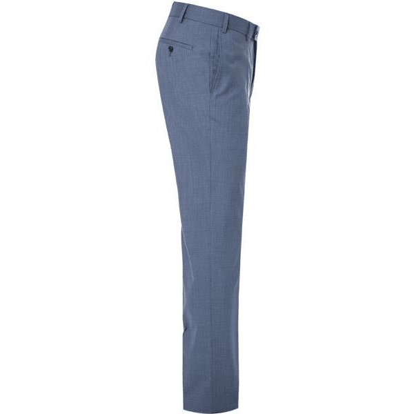 Airforce Blue Piacenza Wool Trouser - Hiltl