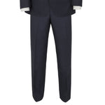 Alfred Brown Blue Wool Trousers - The Label