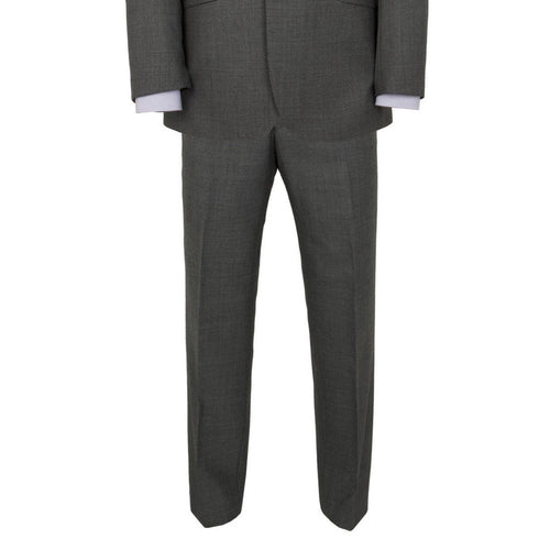Alfred Brown Silver Grey Wool Trouser - The Label