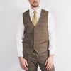 Arthur Brown Tweed Waistcoat - Leonard Silver