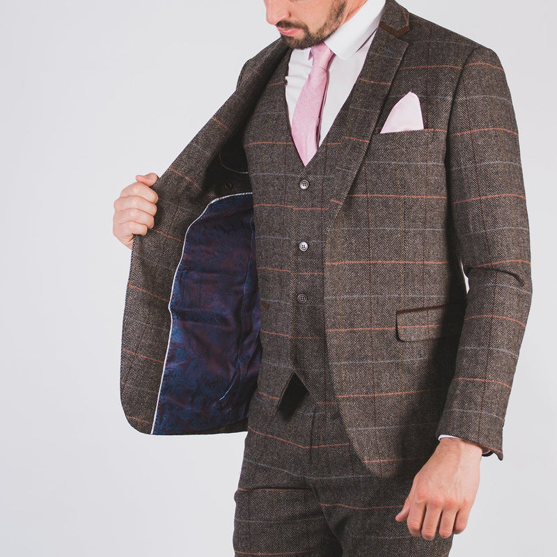 Arthur Grey Tweed Suit - Leonard Silver