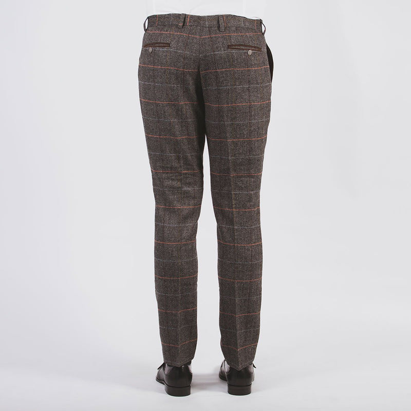 Arthur Grey Tweed Trouser - Leonard Silver