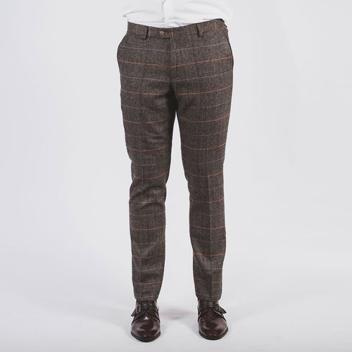 Arthur Grey Tweed Trouser - Leonard Silver