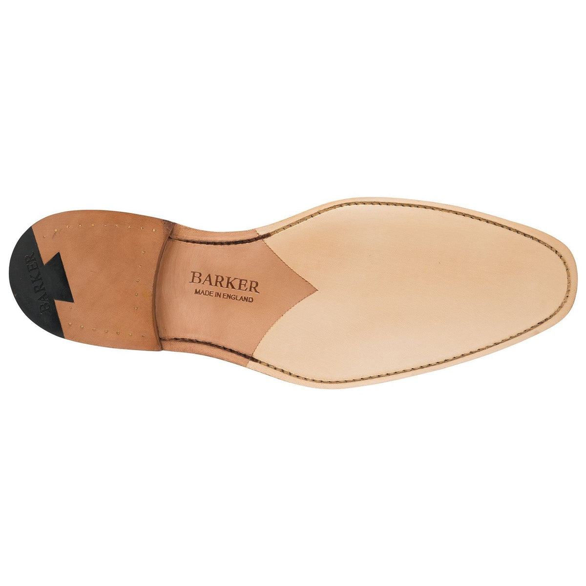 Barker McClean Brogue Brown Calf Navy Suede - Barker