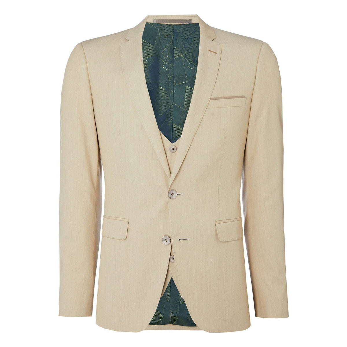 Beige Occasion Suit - Remus Uomo