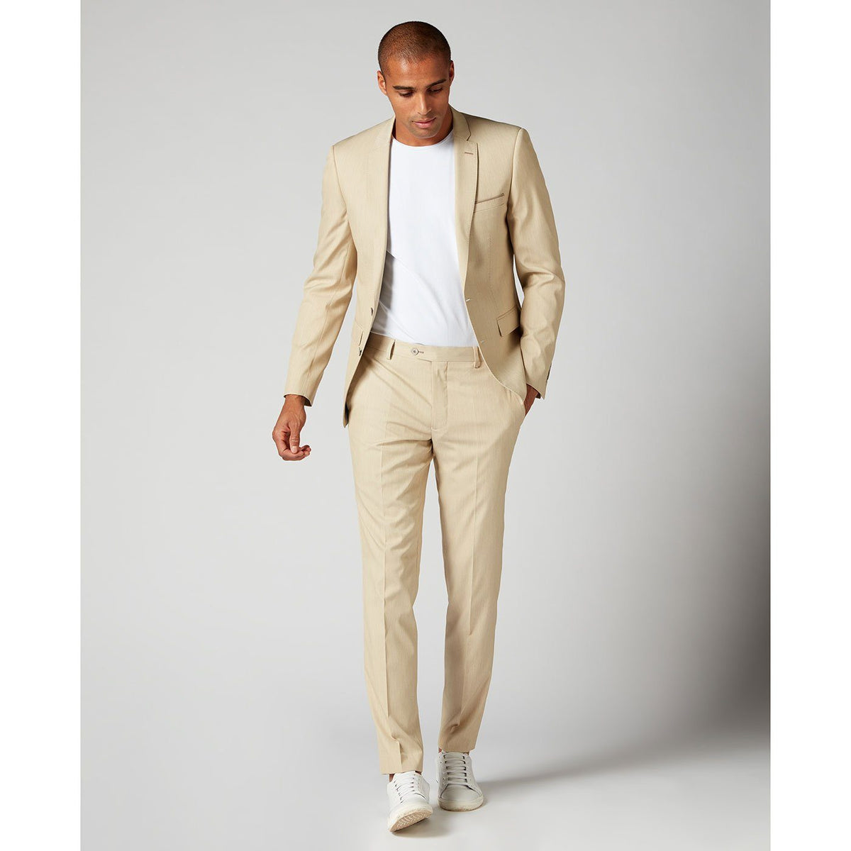 Beige Occasion Suit - Remus Uomo