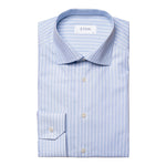 Bengal Stripe Blue Shirt - Eton Shirts