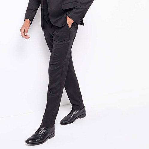 Black Dinner Suit Trousers - Remus Uomo