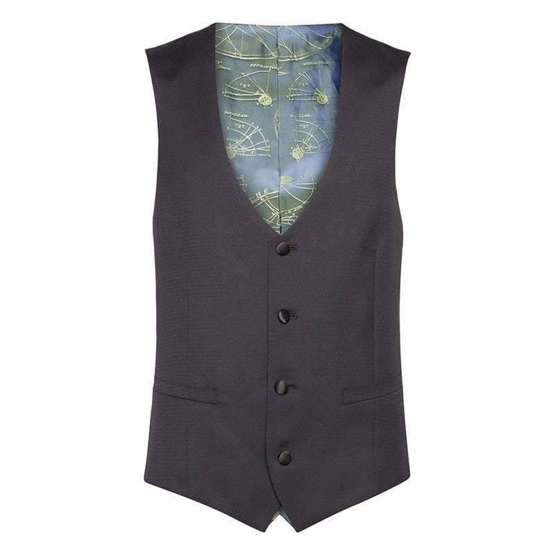 Black Dinner Suit Waistcoat - Remus Uomo