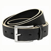 Black Leather Belt - Lacuzzo