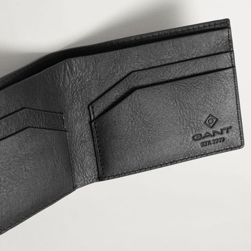 Black Leather Wallet - Gant