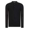 Black Long Sleeved Polo - Remus Uomo