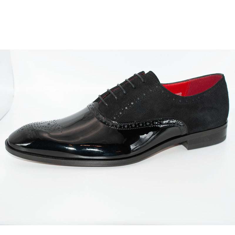 Black Patent Leather Dinner Shoe - Lacuzzo
