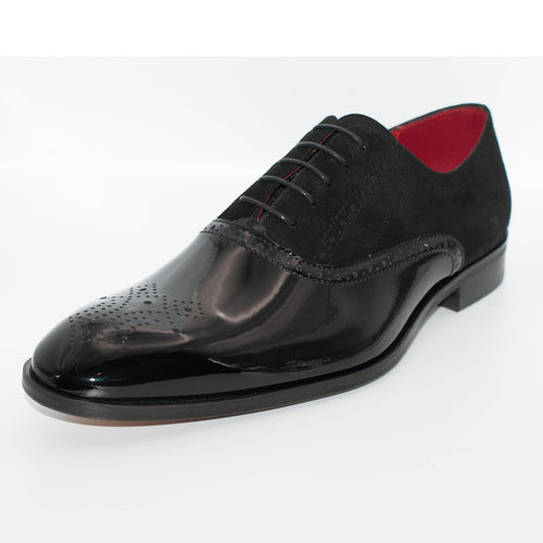 Black Patent Leather Dinner Shoe - Lacuzzo