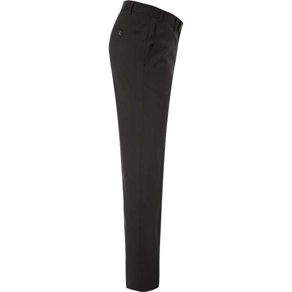 Black Piacenza Wool Trouser - Hiltl