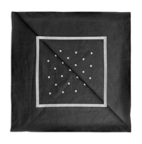 Black Polka Dot Neckerchief - Knightsbridge