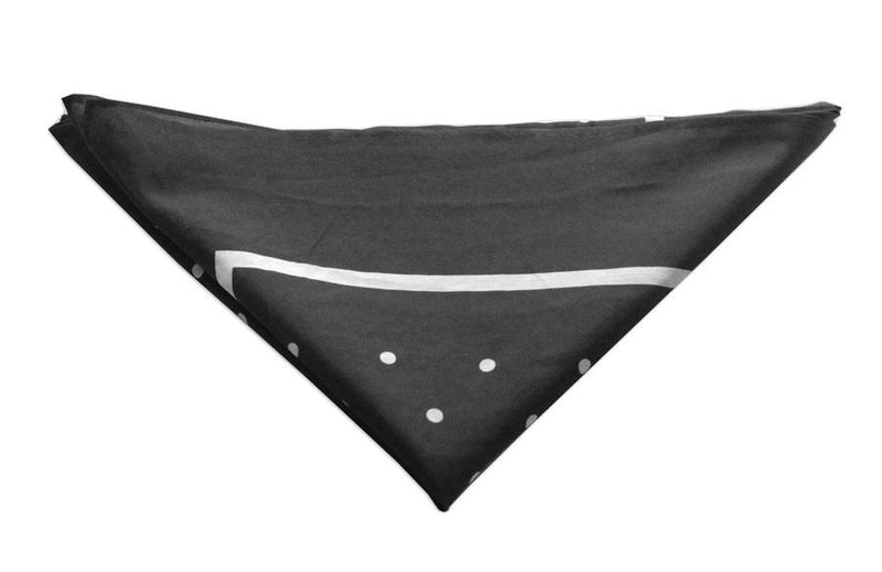 Black Polka Dot Neckerchief - Knightsbridge