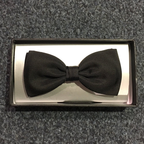 Black Silk Bow Tie - Knightsbridge