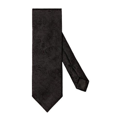 Black Silk Evening Tie - Eton Shirts