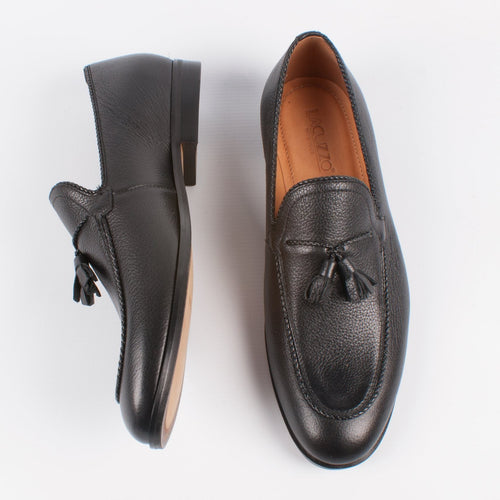 Black Tassle Loafer - Lacuzzo