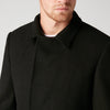 Black Wool Rich Overcoat - Remus Uomo
