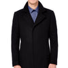 Black Wool Rich Overcoat - Remus Uomo