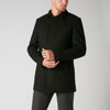 Black Wool Rich Overcoat - Remus Uomo