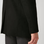 Black Wool Rich Overcoat - Remus Uomo