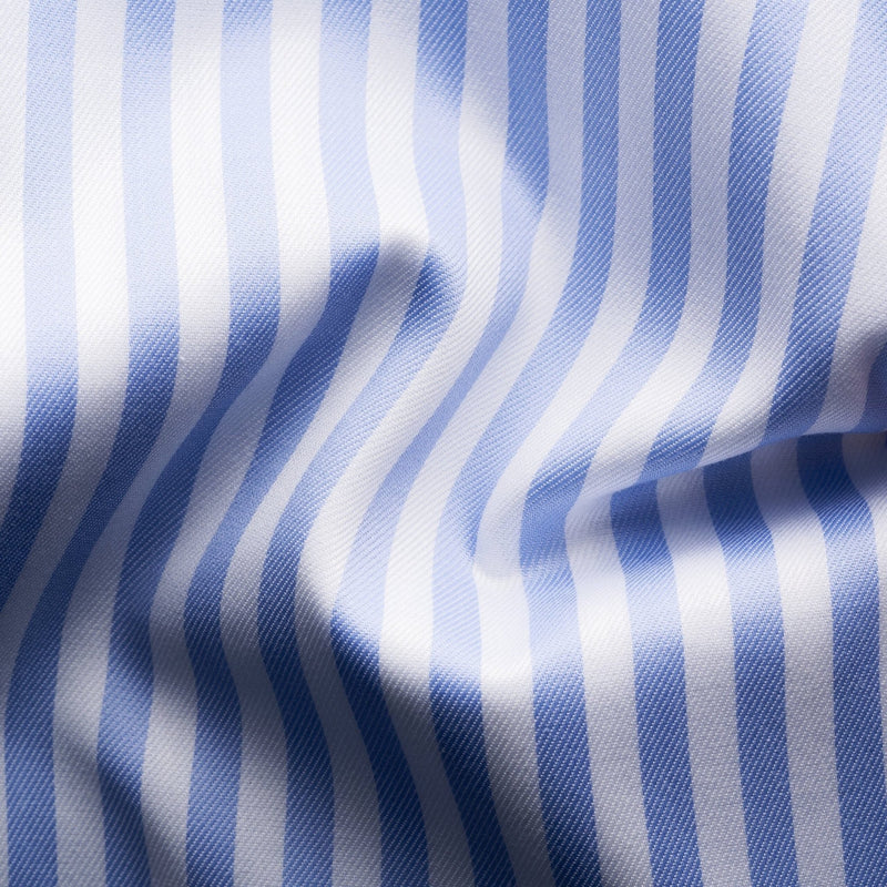 Blue Bold Stripe Shirt - Eton Shirts