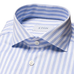 Blue Bold Stripe Shirt - Eton Shirts