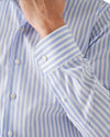 Blue Bold Stripe Shirt - Eton Shirts