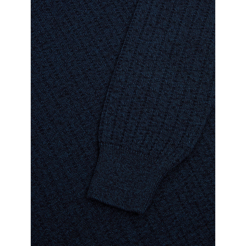 Blue Crew Neck Sweater - Remus Uomo