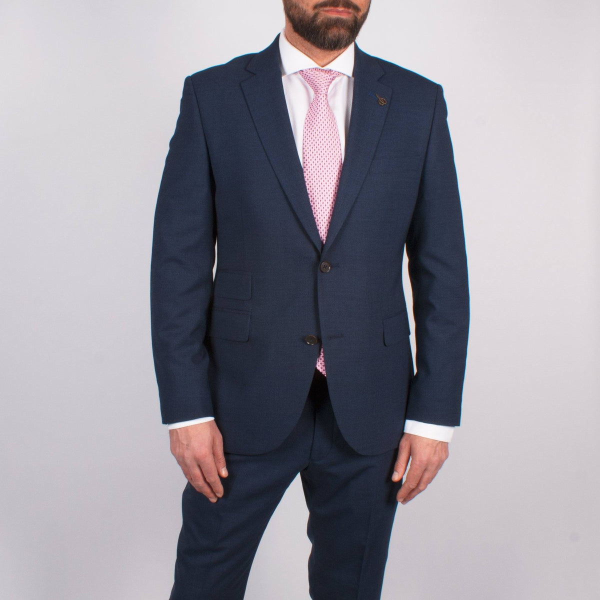 Blue Flannel Jacket - Gibson London
