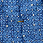 Blue Floral Silk Tie - Eton Shirts