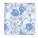 Blue Floral Tie Set - Leonard Silver