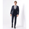 Blue Mini Check Suit - Remus Uomo